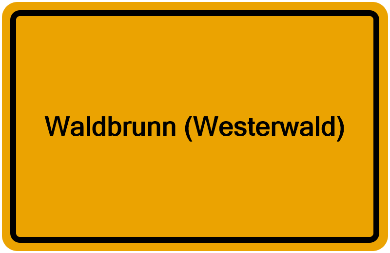Handelsregisterauszug Waldbrunn (Westerwald)